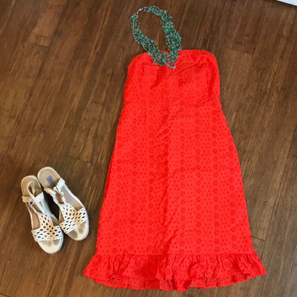 NWT *Old Navy* Strapless Eyelet Lace Midi Dress